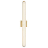 Marti LED Vanity - Large, Lacquered Brass