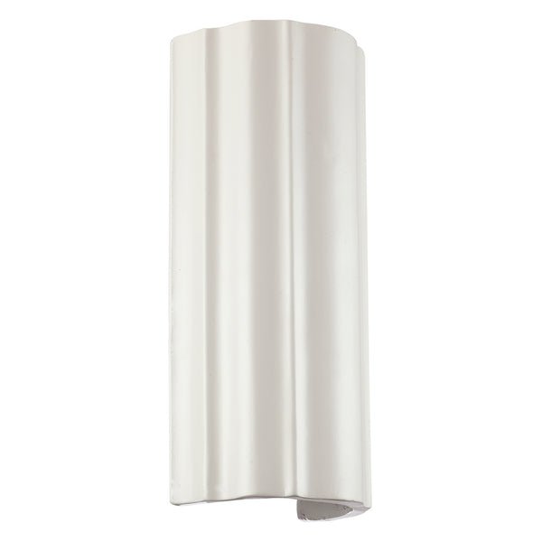 Martine Wall Sconce Antique White By Alora Side View