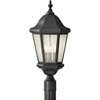 Martinsville Post Lantern — Black