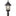 Martinsville Post Lantern — Black