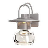 Mason Coastal Outdoor Wall Sconce - Large Coastal Burnished Steel-Hubbardton Forge