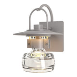 Mason Coastal Outdoor Wall Sconce - Medium Coastal Burnished Steel-Hubbardton Forge