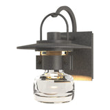Mason Coastal Outdoor Wall Sconce - Small Coastal Natural Iron-Hubbardton Forge