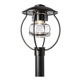 Mason Outdoor Post Lantern, shown in Coastal Black, by Hubbardton Forge