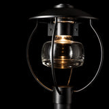 Mason Outdoor Post Lantern detail in Coastal Black, by Hubbardton Forge