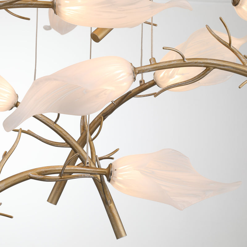 Matera LED Chandelier 15 Lights By Eurofase Detailed View