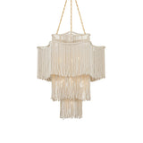 Mathilde Chandelier - 13 Light in Vintage Gold Leaf by Corbett