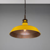 Matlock Pendant - Antique Brass / Honey Yellow