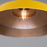 Matlock Pendant - Antique Brass / Honey Yellow