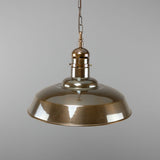 Matlock Pendant Antique Brass / Matte White