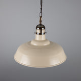 Matlock Pendant - Antique Brass / Vanilla Cream