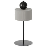 Metal Black-Black Curn Table Lamp by Aromas