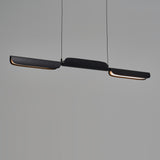 Matt Black Flo PL3 Linear Suspension by Seed Design