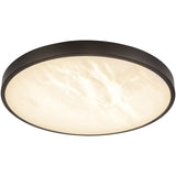 Matte Black 12inch Evelyn Flush Mount by Alora Lighting