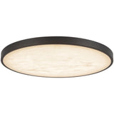 Matte Black 15inch Evelyn Flush Mount by Alora Lighting