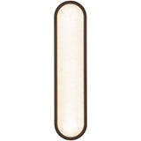 Matte Black/Alabaster 22inch Evelyn Wall/Vanity Light by Alora Lighting