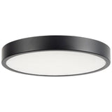 Matte Black 7inch Evelyn Flush Mount by Alora Lighting