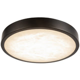 Matte Black 7inch Evelyn Flush Mount by Alora Lighting