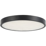 Matte Black 9inch Evelyn Flush Mount by Alora Lighting