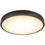 Matte Black 9inch Evelyn Flush Mount by Alora Lighting