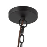 Matte Black/Smoked Glass 18inch Faye Chandelier by Alora Lighting Details