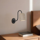 Matte Black/Travertine Bromley Wall/Vanity Light by Alora Lighting