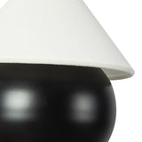 Matte Black/White Linen Rowan Wall/Vanity Light by Alora Lighting Details