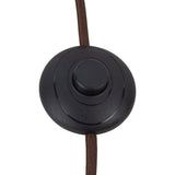 Matte Black/White Linen Sloan Floor Lamp by Alora Lighting Details