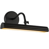Matte Black 14inch Dottie Wall/Picture Light by Alora Lighting