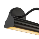 Matte Black 14inch Dottie Wall/Picture Light by Alora Lighting Details