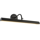 Matte Black 24inch Dottie Wall/Picture Light by Alora Lighting