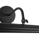 Matte Black 24inch Dottie Wall/Picture Light by Alora Lighting Details