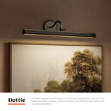 Matte Black 24inch Dottie Wall/Picture Light by Alora Lighting