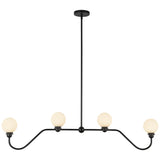 Matte Black Beckett Linear Pendant by Alora Lighting