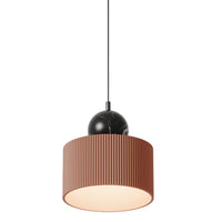 Matt Black-Brown Curn Pendant Light by Aromas