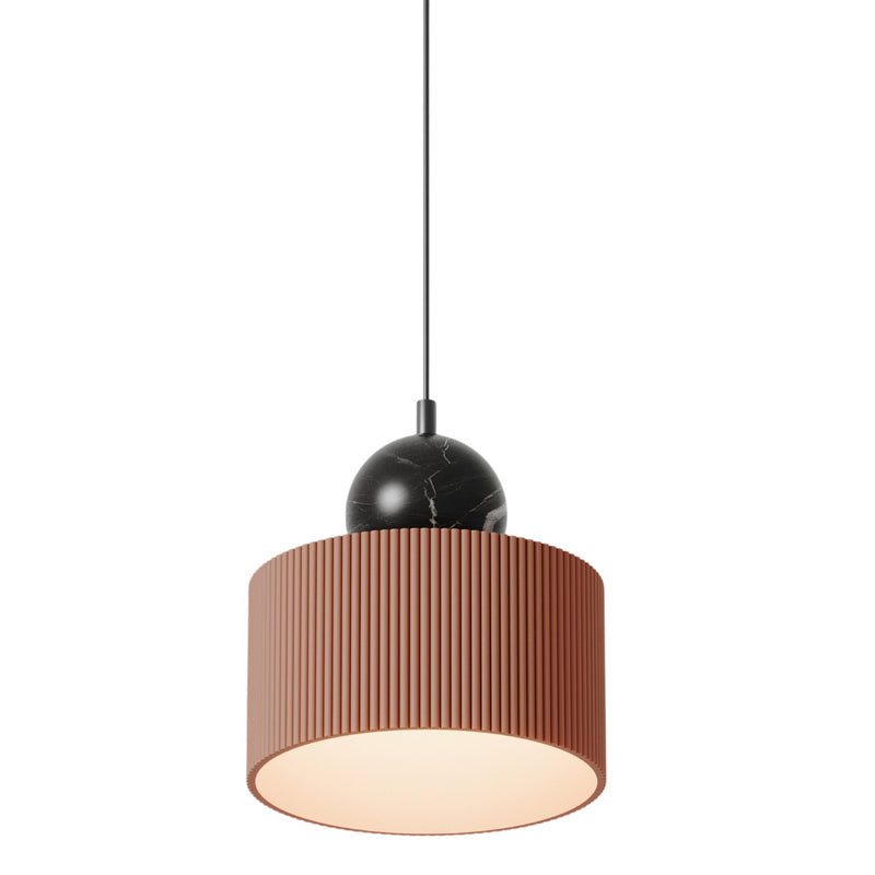 Matt Black-Brown Curn Pendant Light by Aromas