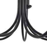 Matte Black Ember Chandelier by Alora Lighting Details
