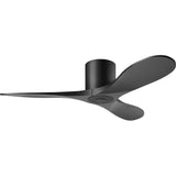 Matte Black Housing with Midnight Black Blades Maverick smart 44" Hugger Ceiling Fan by Visual Comfort Fans