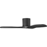 Matte Black Housing with Midnight Black Blades Maverick smart 44" Hugger Ceiling Fan by Visual Comfort Fans