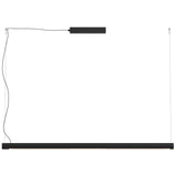 Matt Black Small Turner Linear Pendant by Seed Design
