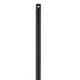 Matte Black Threaded Fan Downrod by Visual Comfort Fans