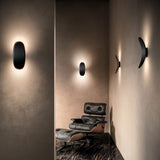 Matte Black Vela Wall Sconce by Penta