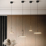 Matte Bronze Clip Pendant by Penta