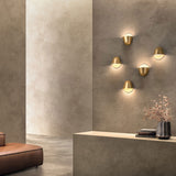 Matte Gold Enoki Wall Sconce by Penta