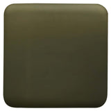 Matte Green Ceramic Small Square Backlit ADA Color Selectable Wall Sconce by Justice Design