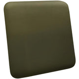Matte Green Ceramic Small Square Backlit ADA Color Selectable Wall Sconce by Justice Design