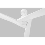 Matte White Housing with Matte White Blades Alma Smart 52inch Ceiling Fan by Visual Comfort Fans