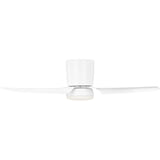 Matte White Housing with Matte White Blades Colgin 44inch Hugger LED Ceiling Fan by Visual Comfort Fans