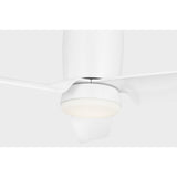 Matte White Housing with Matte White Blades Colgin 56inch Hugger LED Ceiling Fan by Visual Comfort Fans