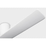 Matte White Housing with Matte White Blades Plank Smart 52" Hugger Ceiling Fan by Visual Comfort Fans